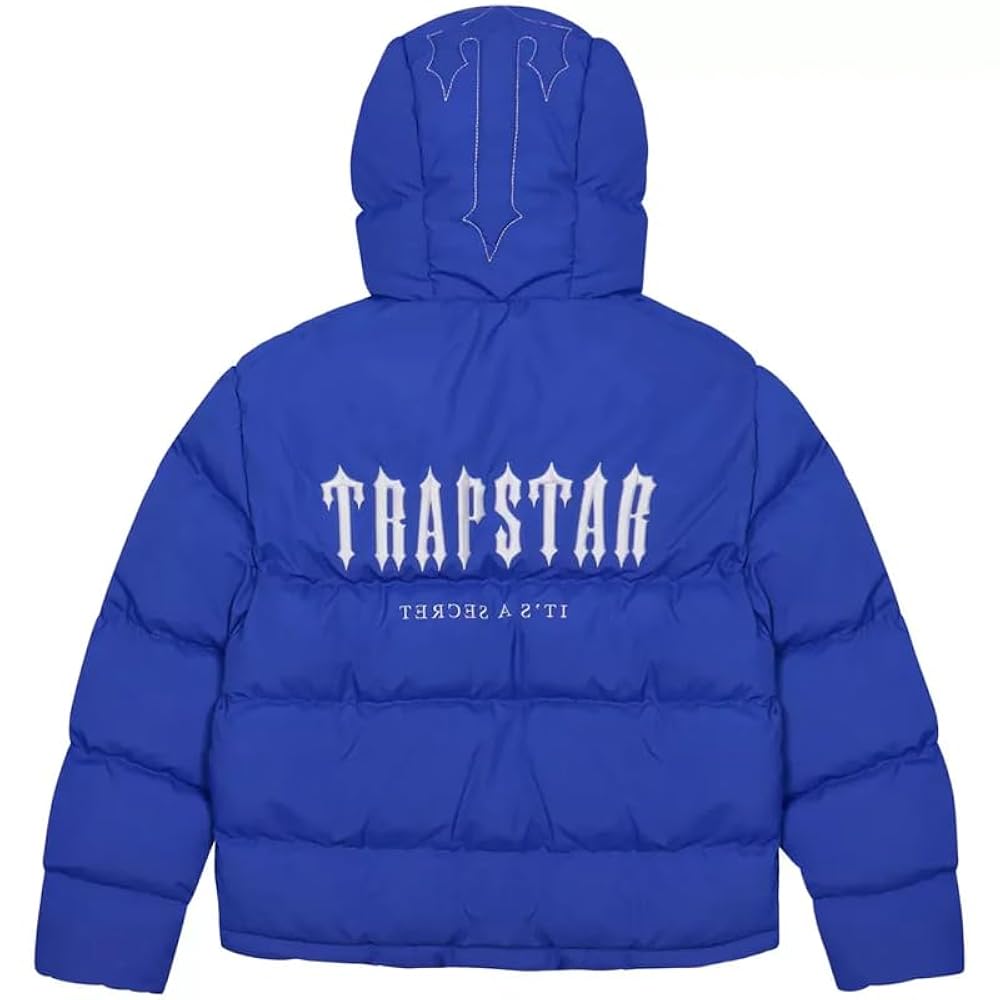 Amazon | 男性用Puffer連帽冬ジャケットTrapstar長袖ダウン